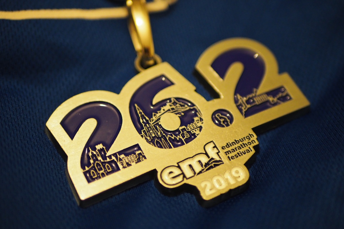 Edinburgh Marathon Medal 2019