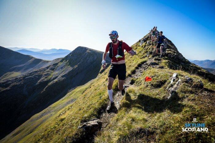 Running the Devil's Ridge into the wind