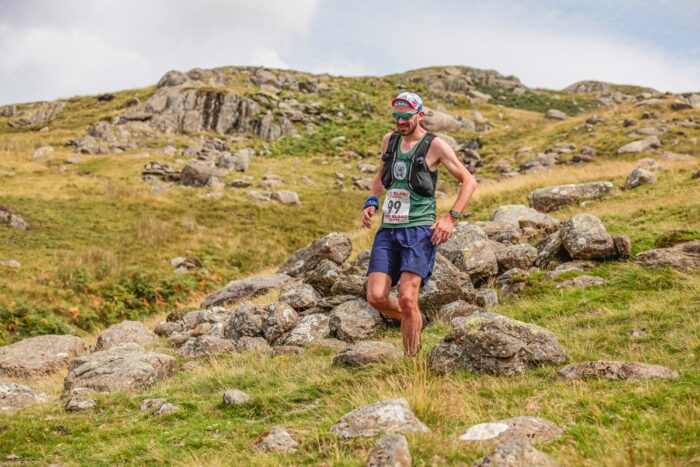 Descending from White Pike, grinning through the pain of a twisted ankle!
