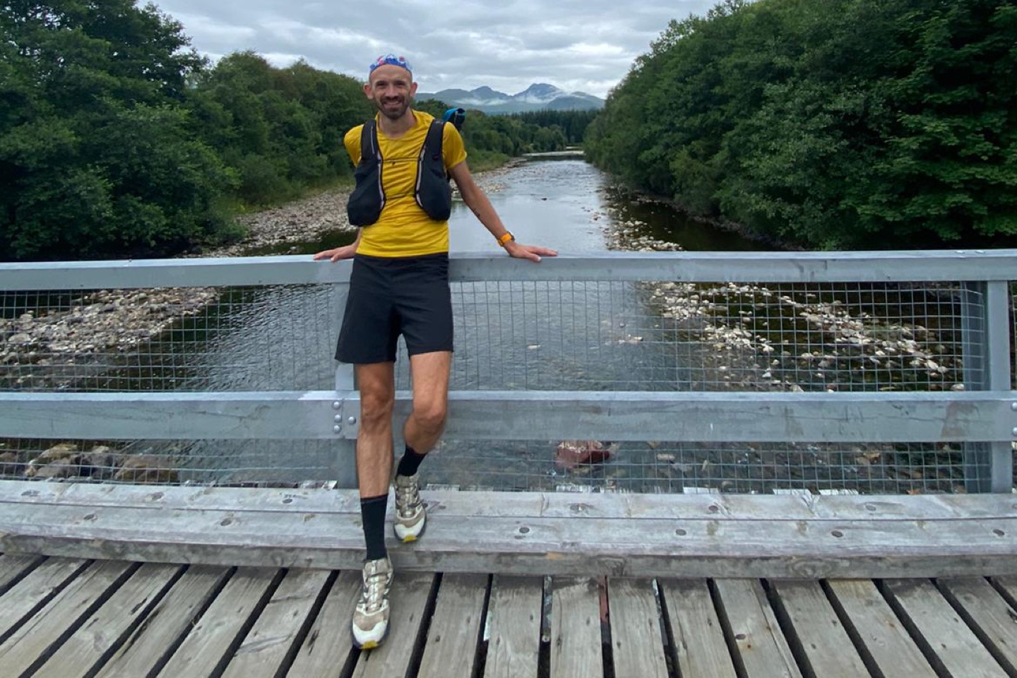 Pete mid way through the West Highland Way