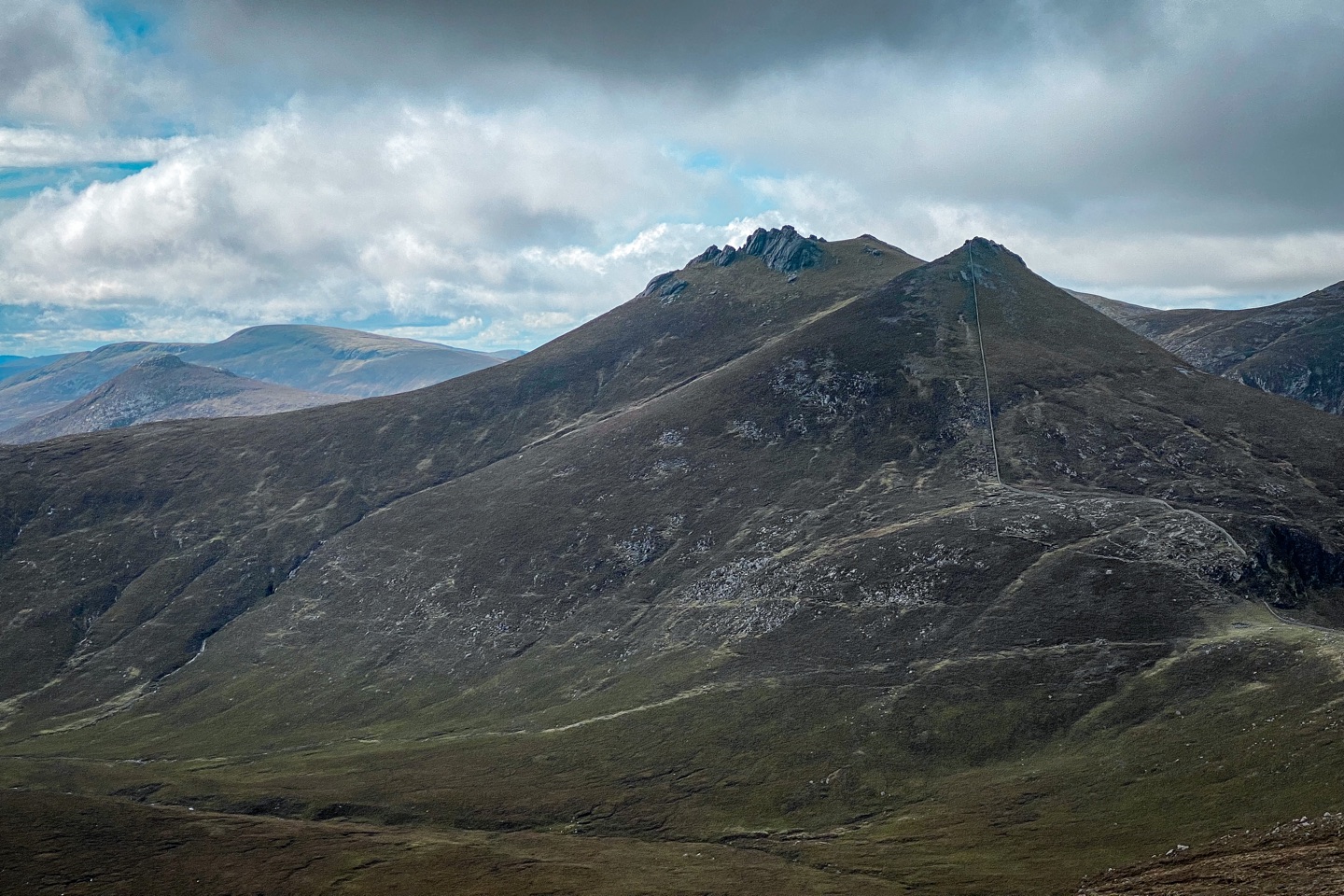 Slieve Bearnagh looking lovely as ever after the weather cleared