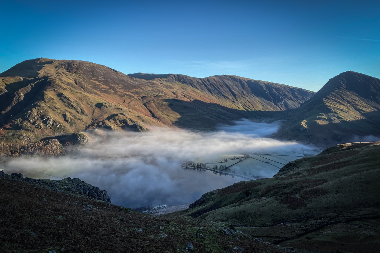 Cloud inversion over Buttermere