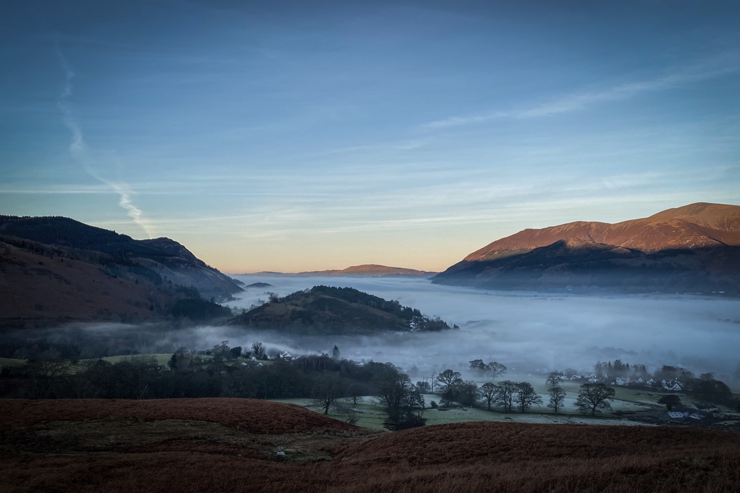 Evening light from Barrow out towards Bassenthwaite