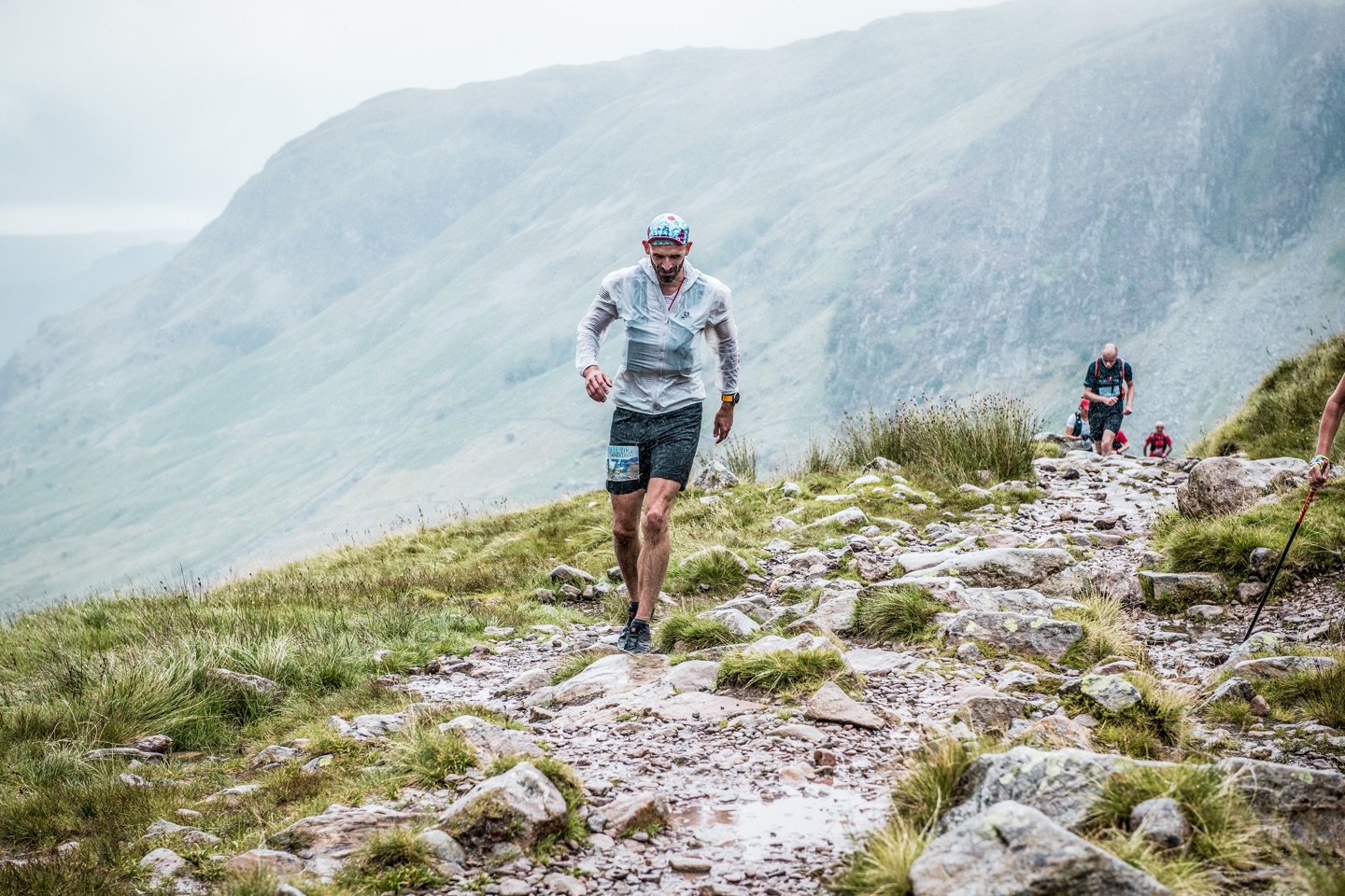 Pete running in Scafell Pike Trail Marathon