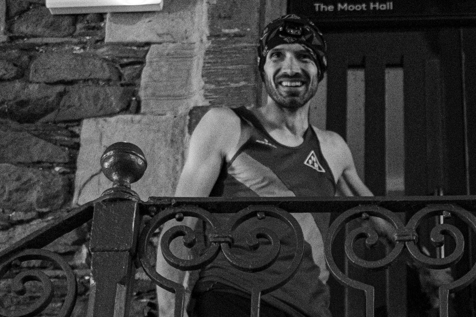 Pete before leaving the Moot Hall